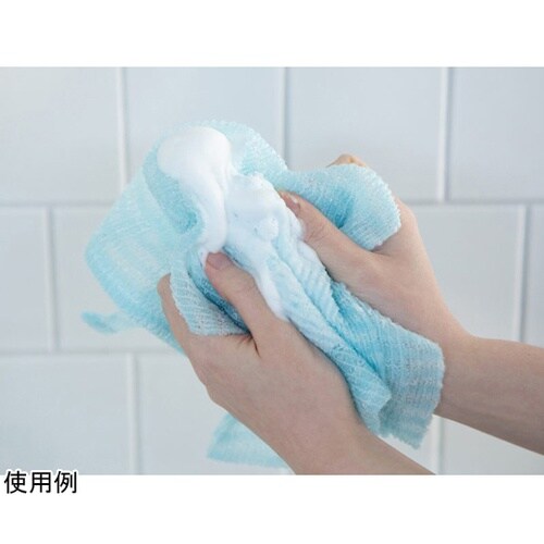 ボディタオル バブリッチ ふつう ブルー