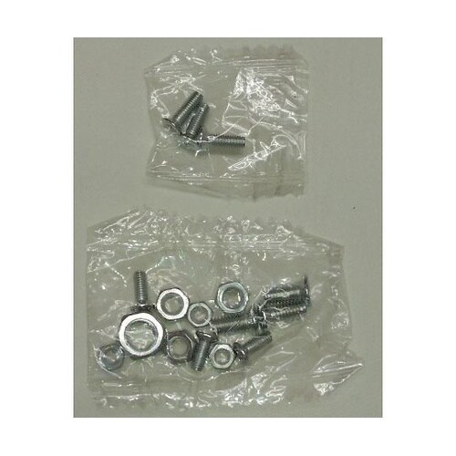 皿頭小ネジ2種類(M3、M4)・ナット3