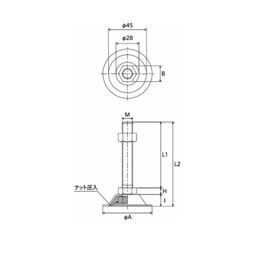 アジャスターボルト HARMOIE シリ