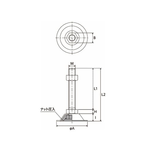 アジャスターボルト HARMONIE N