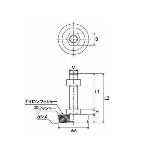 アジャスターボルト HARMONIE R