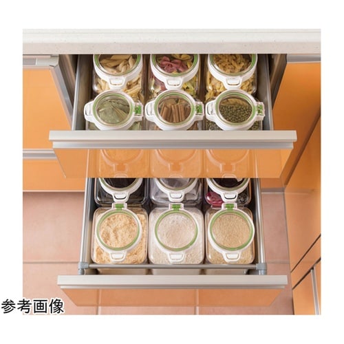 保存容器 密閉 1.6L キーポット 角