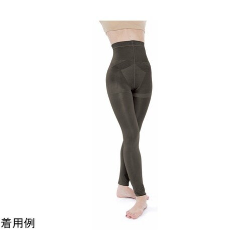 ゆる圧骨盤美脚レギンス ブラック L−L