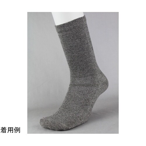 カカトすっぽりデオセル先丸ソックス モク