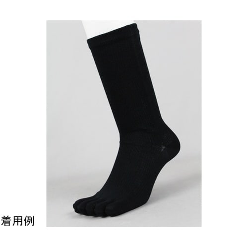 最強装備5本指ソックス 黒 L 1組(2