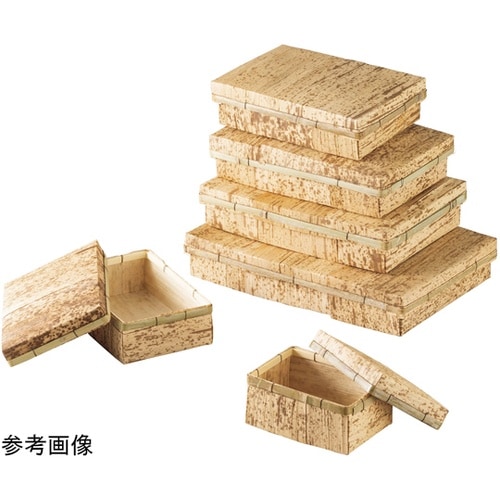 竹皮貼容器 1.5合 22113