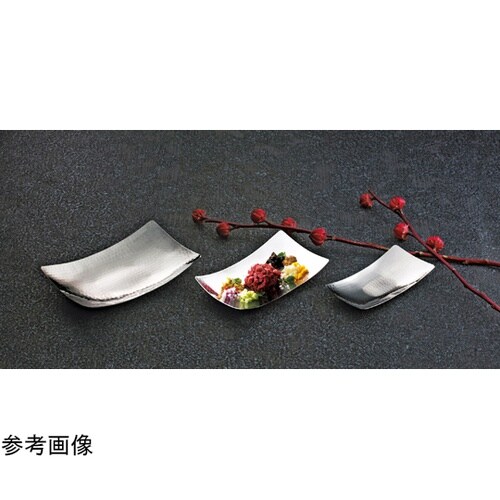 ステンレス槌目 吹上長角皿(小) 239