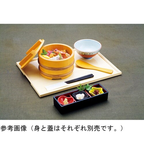 桶型飯器(椹色)蓋のみ 31015