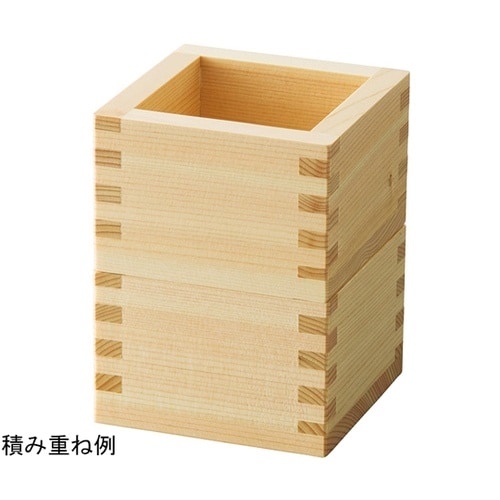 スタッキング東濃ひのき・1合桝(塗装付)