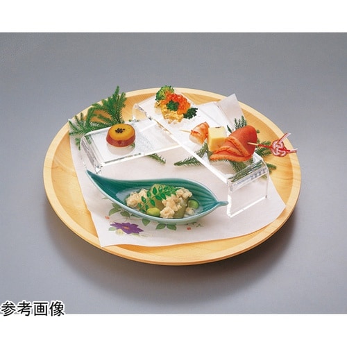 アクリル高台盛皿 低 32261