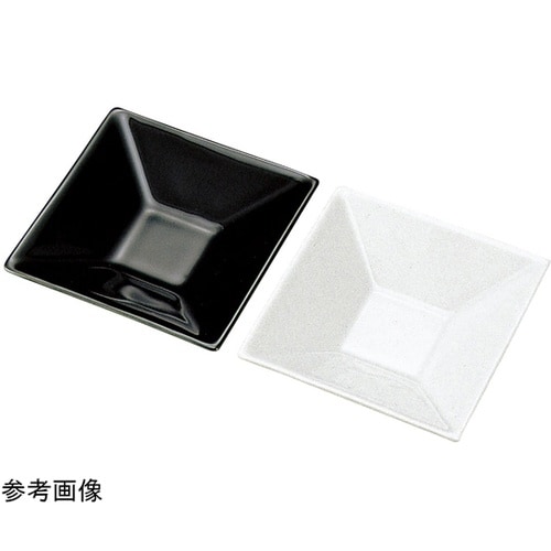 白磁正角皿(B) 黒 26464