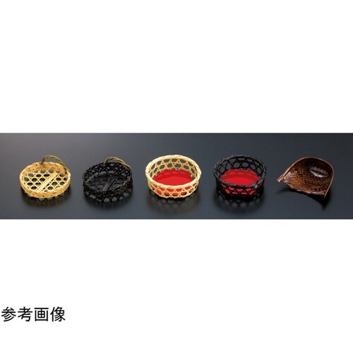 染竹丸皿(塗板付) 29119