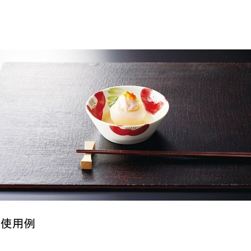 手描き・椿 小鉢 丸 大 27936