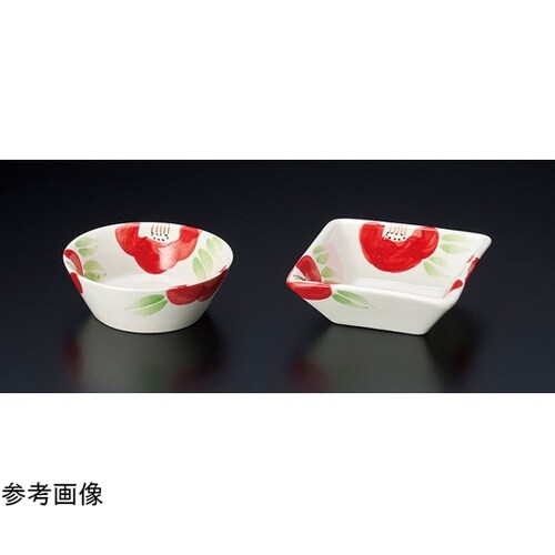 手描き・椿 小鉢 丸 大 27936