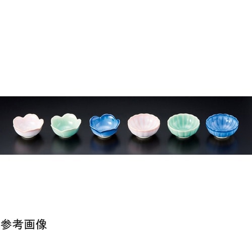 菊型小付 桃 27793