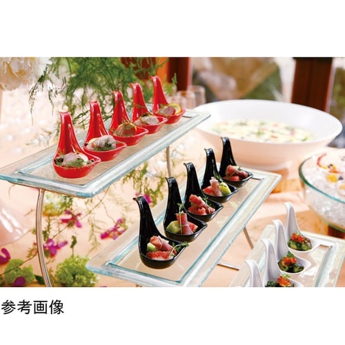 レンゲ型珍味入 黒 26468