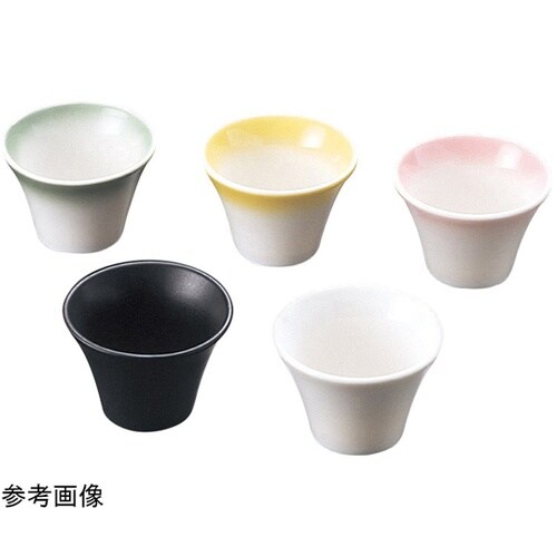 陶器・反り丸型珍味入 黄吹 26721