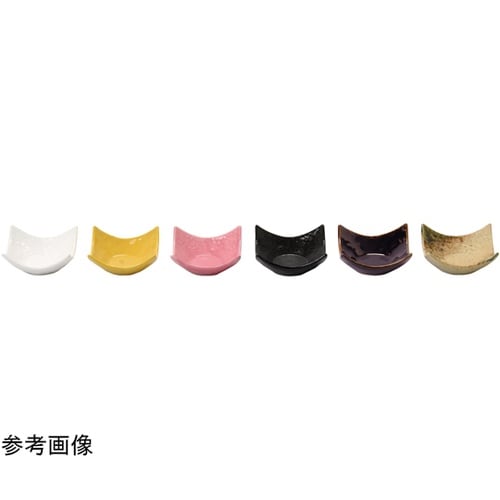 石目調角型珍味入 伊賀織部 27697