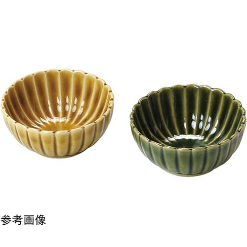 菊型小鉢 織部 27882