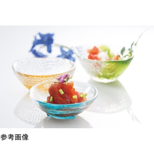 硝子ミニ小鉢 片口(緑) 26797