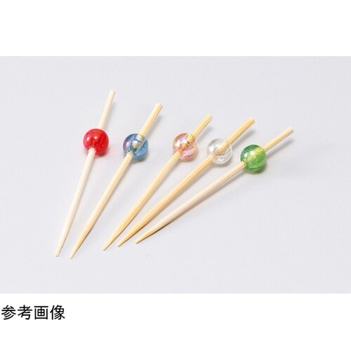 ビーズ串 5cm 桃 (50本入) 21