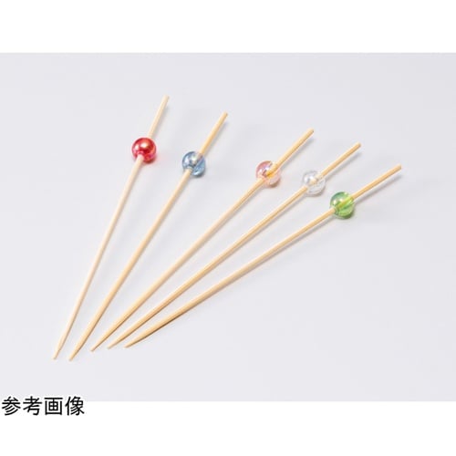 ビーズ串9cm 桃 (50本入) 216