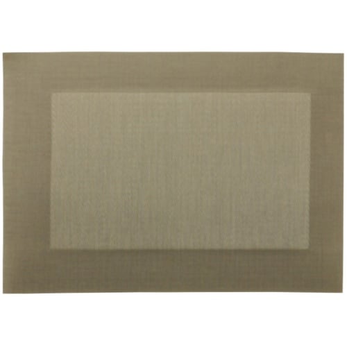 洗える樹脂マット <フレーム柄>グリーン