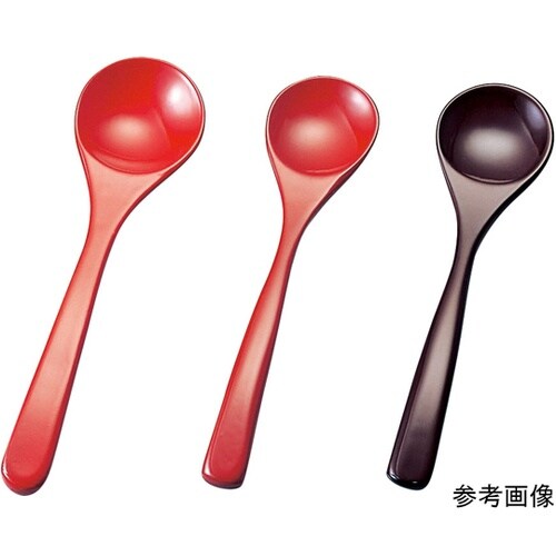 本漆雑炊スプーン(朱) 08348
