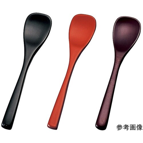本漆デザートスプーン(大)黒 08328