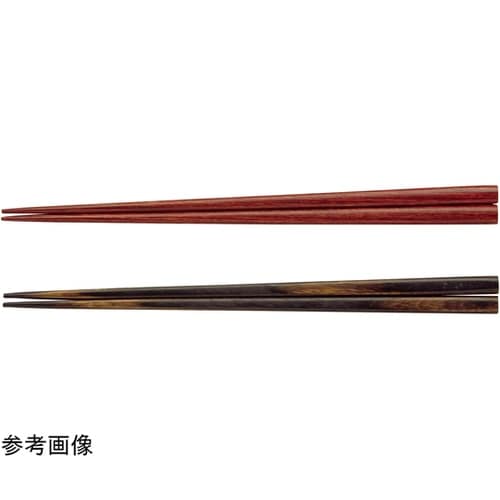 食器洗浄機対応箸 樺の木・赤 08575