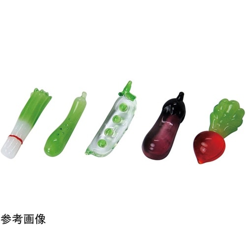 硝子箸置 野菜(きゅうり) 08953
