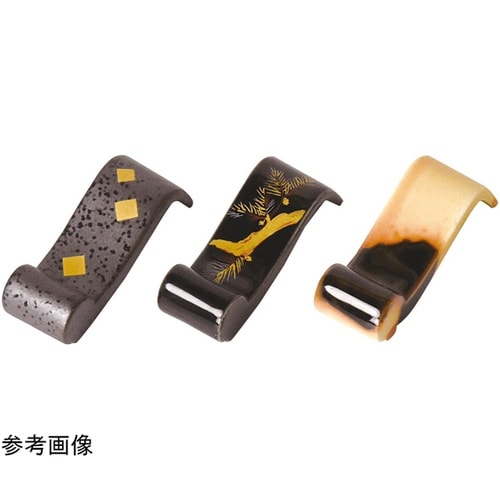 陶器巻型箸置 砂地 15584