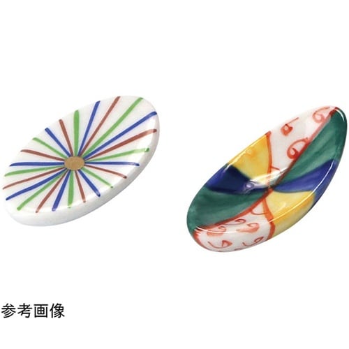 陶器・箸置(舟形いろどり) 15591