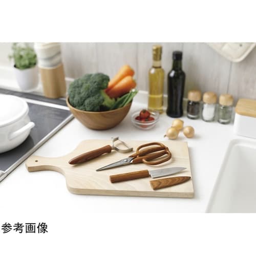 KK サヤ付きフルーツナイフ(木目調)