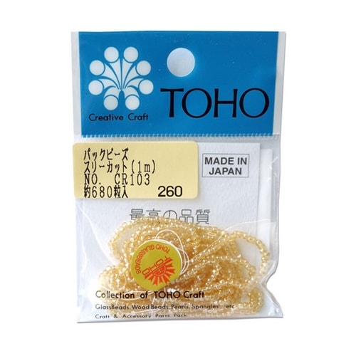 スリーカットビーズ 糸通しビーズ 外径約