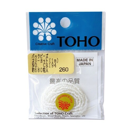 スリーカットビーズ 糸通しビーズ 外径約