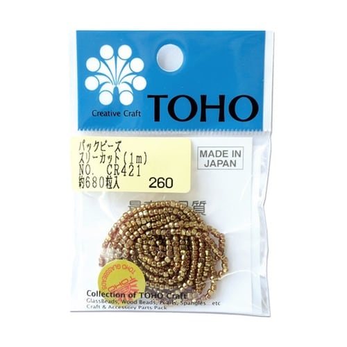 スリーカットビーズ 糸通しビーズ 外径約