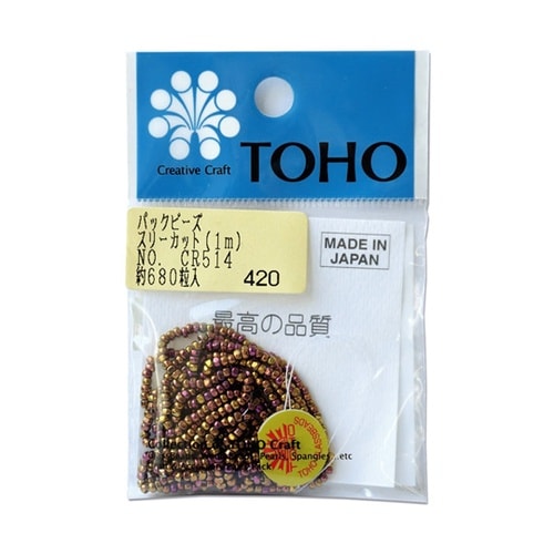 スリーカットビーズ 糸通しビーズ 外径約