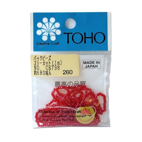 スリーカットビーズ 糸通しビーズ 外径約