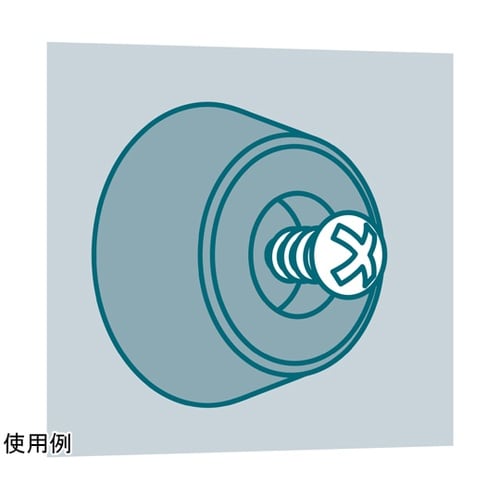 ゴム底脚 15mm 1パック(4個入)