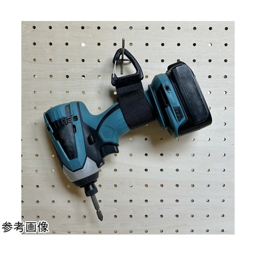 結束物をフックにかけて収納 【クルッとバ