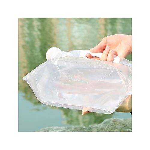 折りたたみウォーターバッグ10L 透明