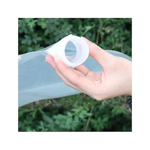 折りたたみウォーターバッグ10L 透明