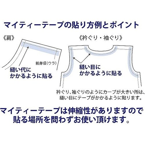 アイロン片面接着テープ マイティーテープ