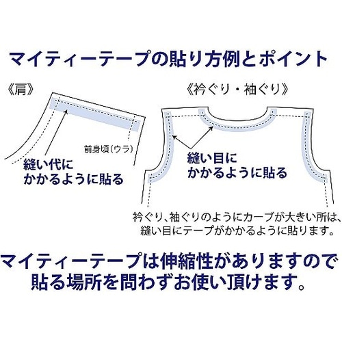 アイロン片面接着テープ マイティーテープ