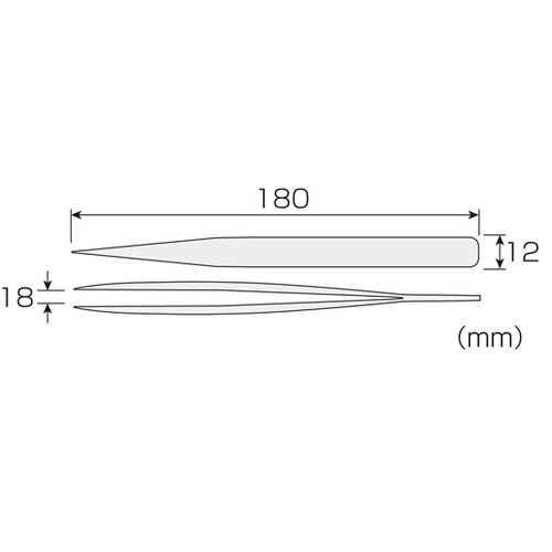 ピンセット P−826−175