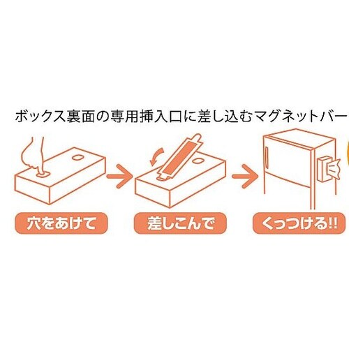 マグネットバー(ティッシュペーパー用/3