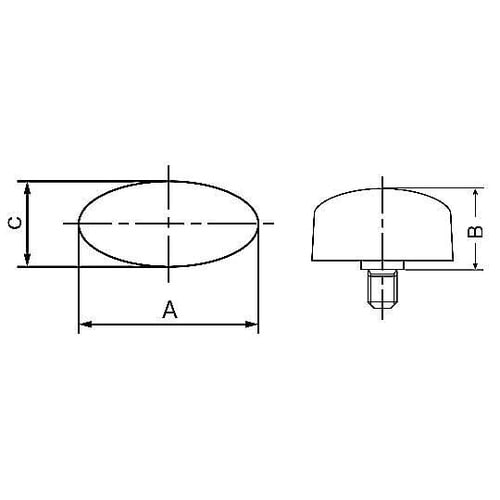 M6x25mm/32x13.0mm 雄ね