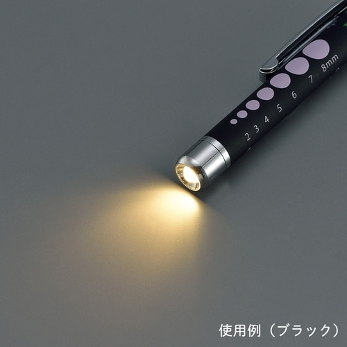 ラバー調ソフトLEDペンライト ネイビー