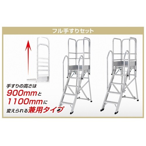 EA903BD−34A 1.75m/7段 作業台(